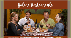 Desktop Screenshot of galenarestaurants.com