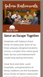 Mobile Screenshot of galenarestaurants.com